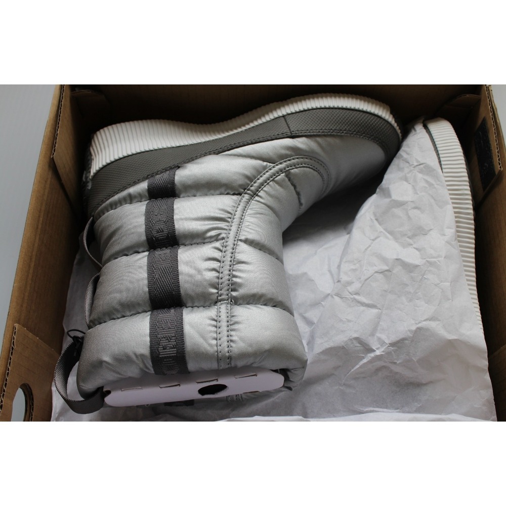 Sorel Women Out 'N About Puffy Mid Waterproof Boot Pure Silver Size 9.5 M NEW! - Picture 6 of 14
